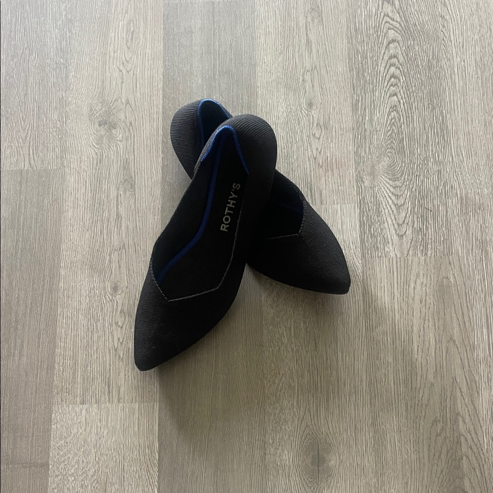 Rothy's Women's 8.5 Black Flats